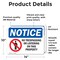 Signmission No Trespassing Or Loitering On This Property OSHA Notice Sign, Vinyl Decal, 14in W x 10in L, 2PK OS-2PACK-NS-D-1014-L-16209 - alternate 5